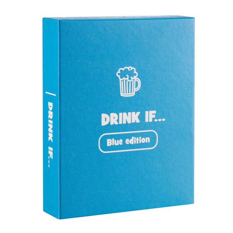 Spielehelden Drink if... Blue Edition Hra na pití 100+ otázek v angličtině Počet hráčů: 2+ Věk: od 18 let