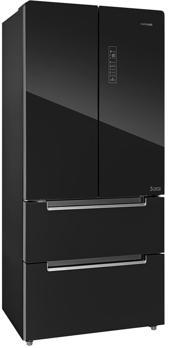 Concept Americká lednice LA6983bc BLACK