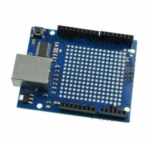 Ethernet Shield ENC28J60 s univerzální částí DPS