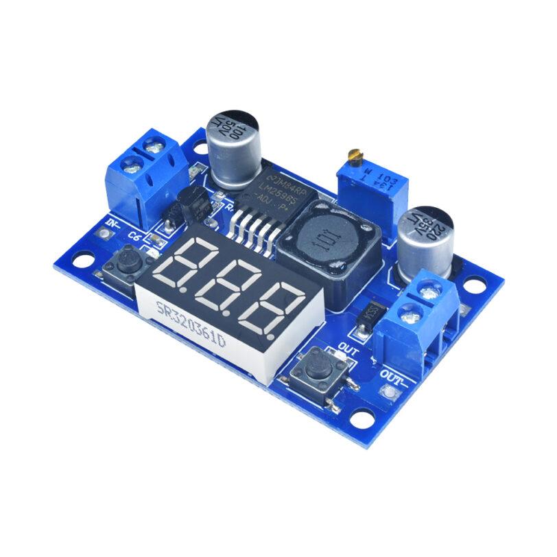 LM2596 Buck Step-down napájecí modul - LED voltmetr