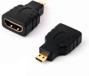 Micro adaptér HDMI samec na HDMI samice pro RPi 4