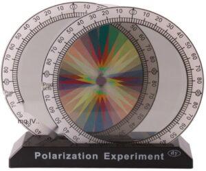 Polarizace světla - Optický fyzikální experiment - Barevný