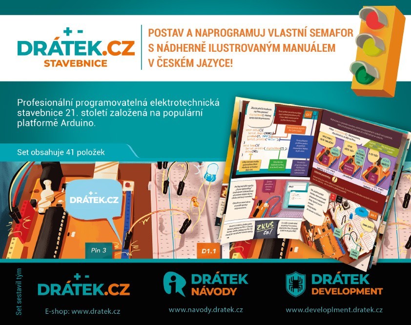 Stavebnice Drátek - Naučte se programovat Arduino!