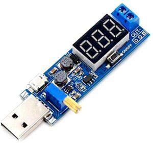 USB Step-down a step-up modul regulátoru napětí 5V na 3