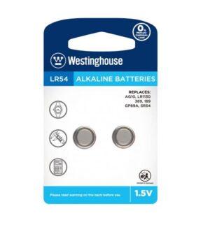 Westinghouse knoflíková alkalická baterie LR54 (AG10