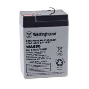 Westinghouse olověný akumulátor WA650 6V/5Ah F1