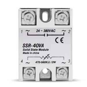 Relé SSR Solid State SSR-40VA 380V